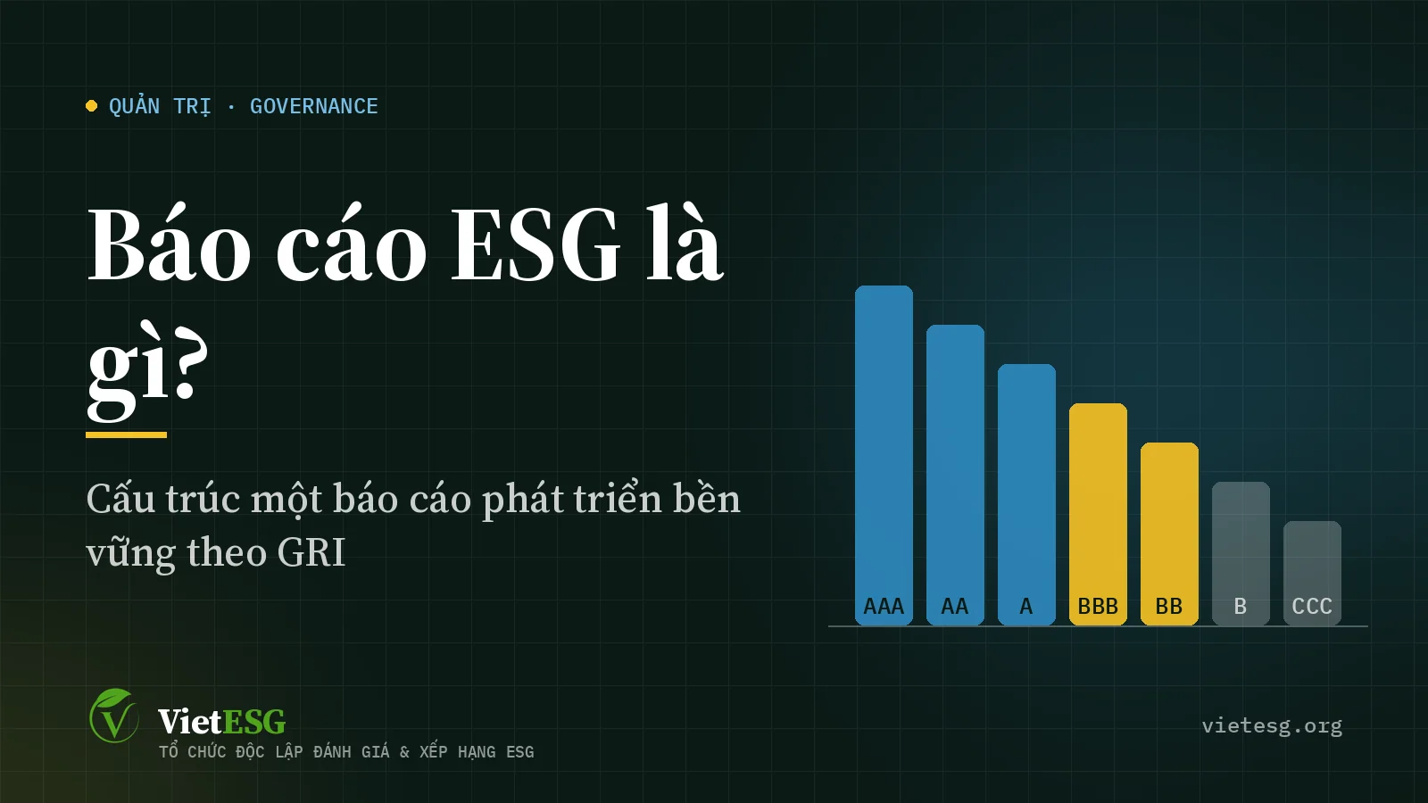 Báo cáo ESG là gì? Cấu trúc một báo cáo phát triển bền vững theo chuẩn GRI