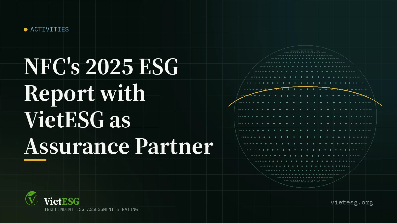 NFC'S 2025 ESG REPORT WITH VIETESG AS ASSURANCE PARTNER