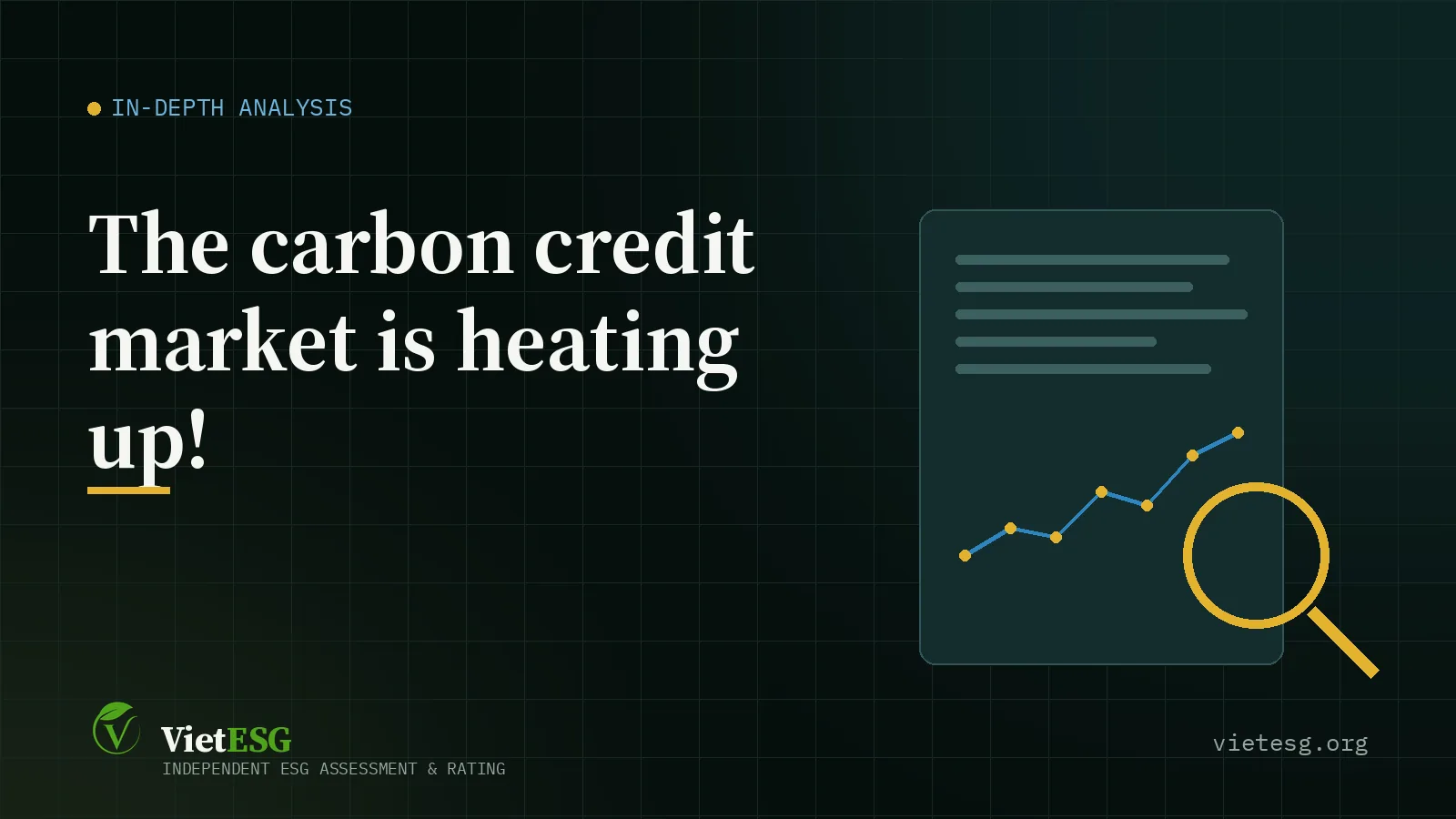 The carbon credit market is heating up!