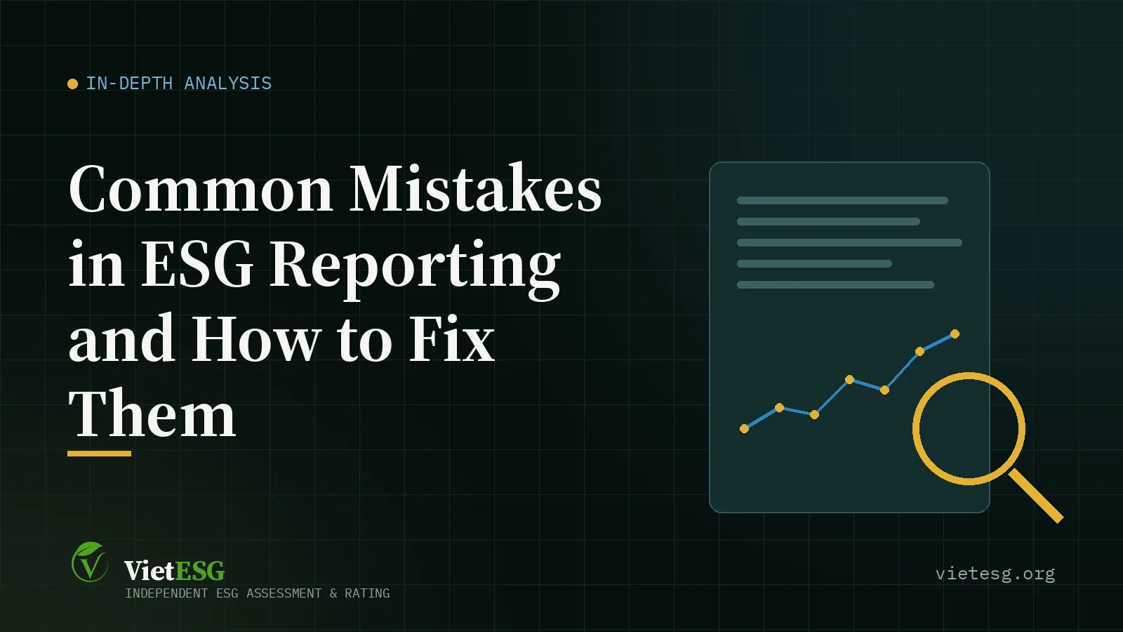 Common Mistakes in ESG Reporting and How to Fix Them