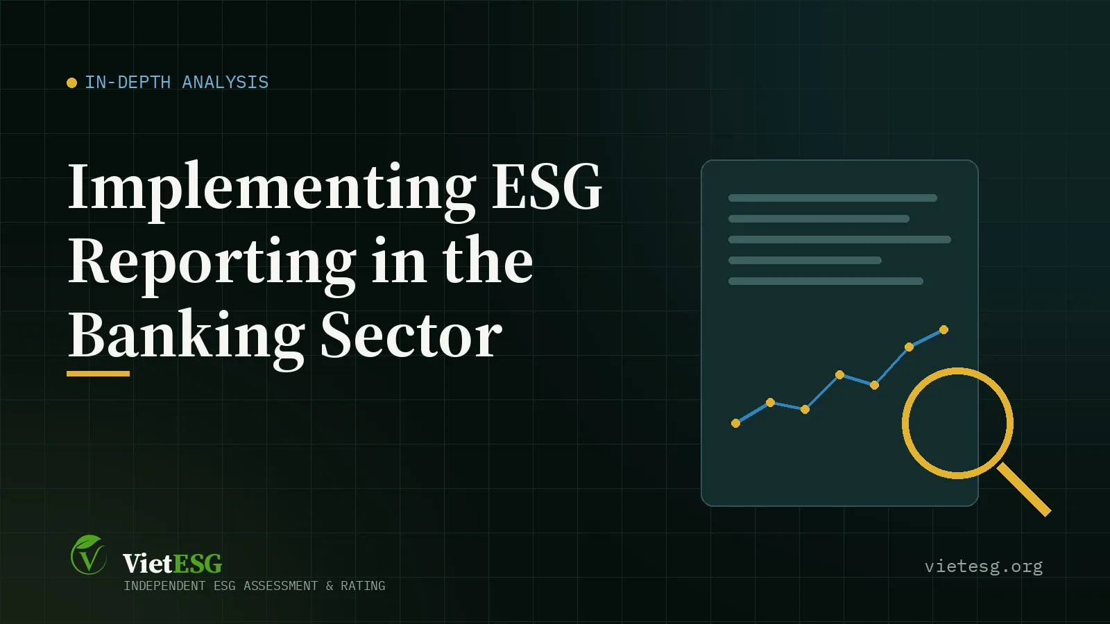 IMPLEMENTING ESG REPORTING IN THE BANKING SECTOR