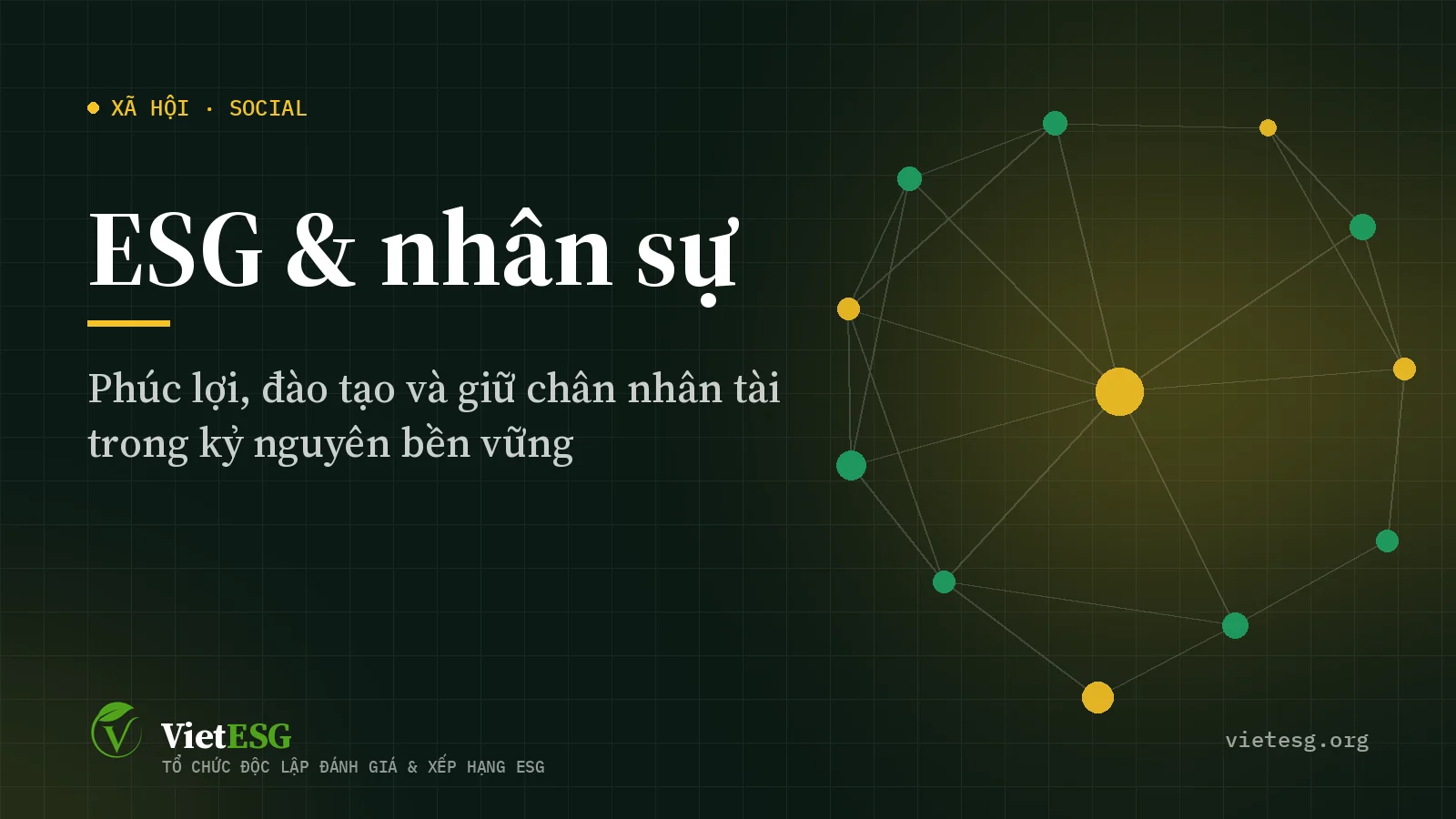 ESG trong quản trị nhân sự: Phúc lợi, đào tạo và giữ chân nhân tài