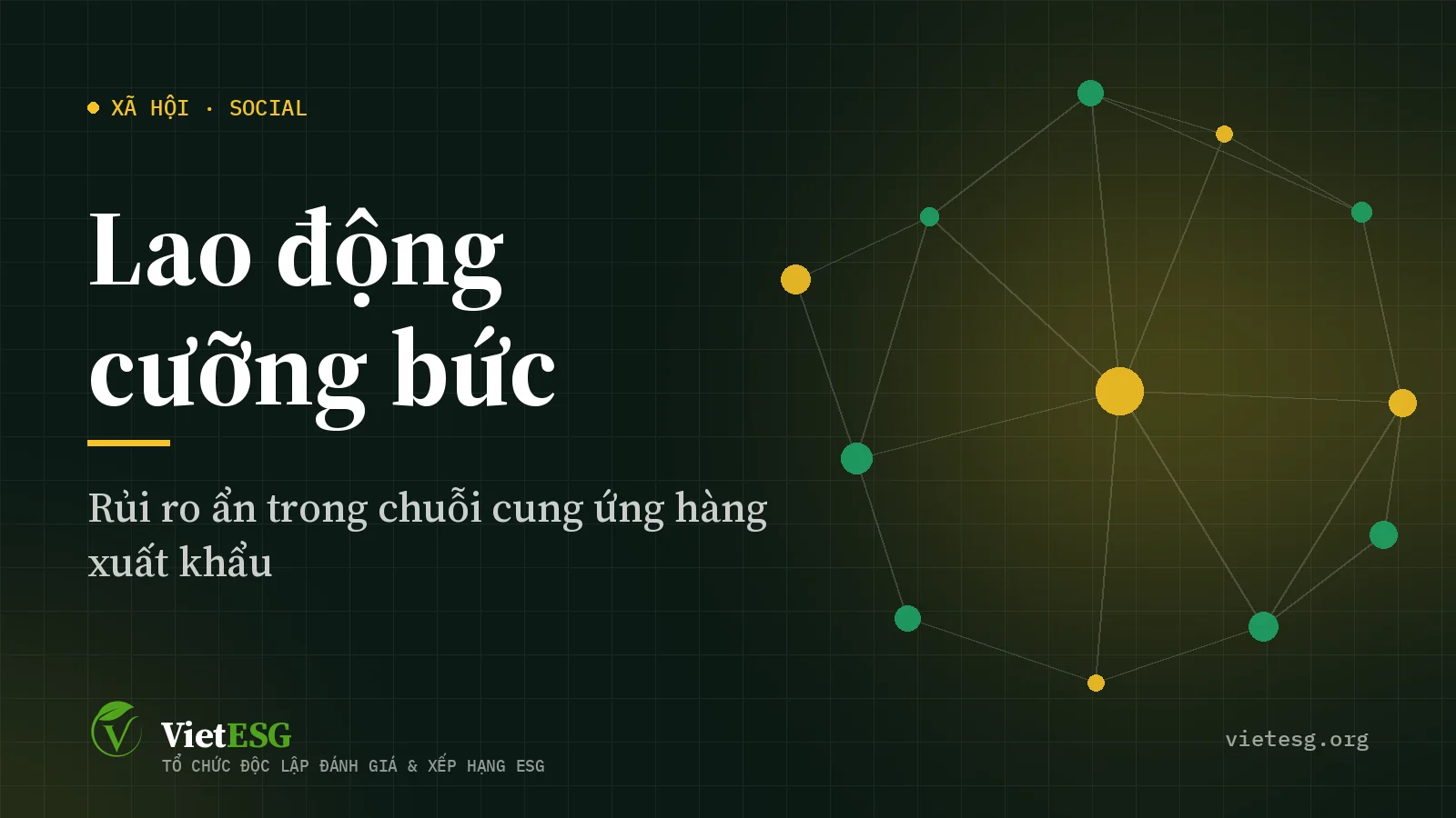 Lao động cưỡng bức trong chuỗi cung ứng: Rủi ro ẩn có thể chặn cả lô hàng xuất khẩu
