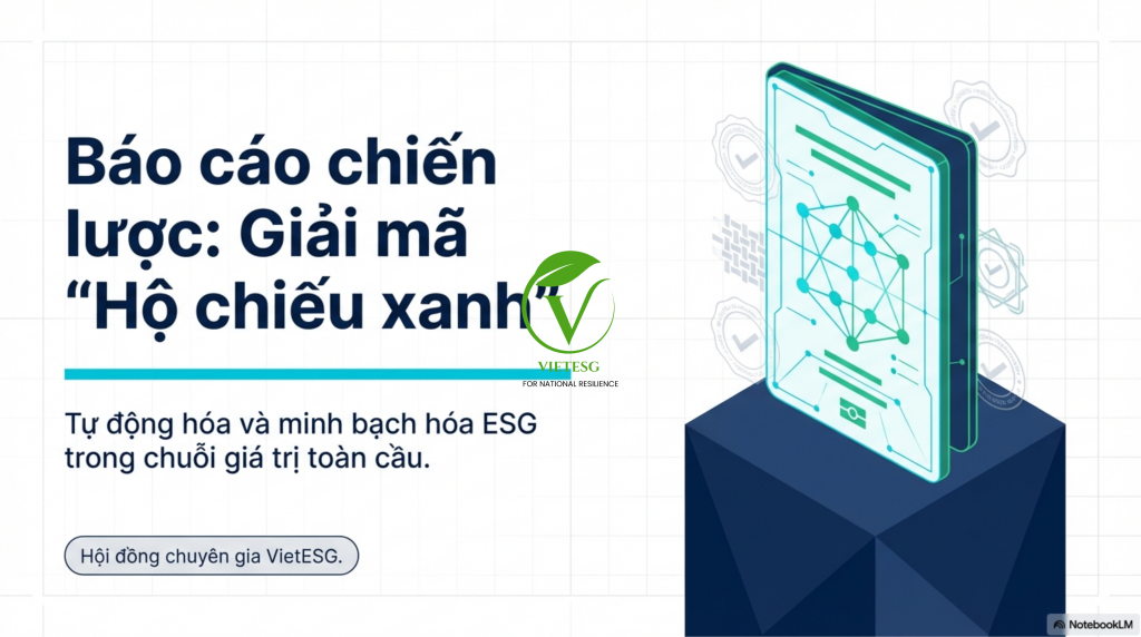 BÁO CÁO CHIẾN LƯỢC: GIẢI MÃ “HỘ CHIẾU XANH” – TỰ ĐỘNG HÓA VÀ MINH BẠCH HÓA ESG TRONG CHUỖI GIÁ TRỊ TOÀN CẦU