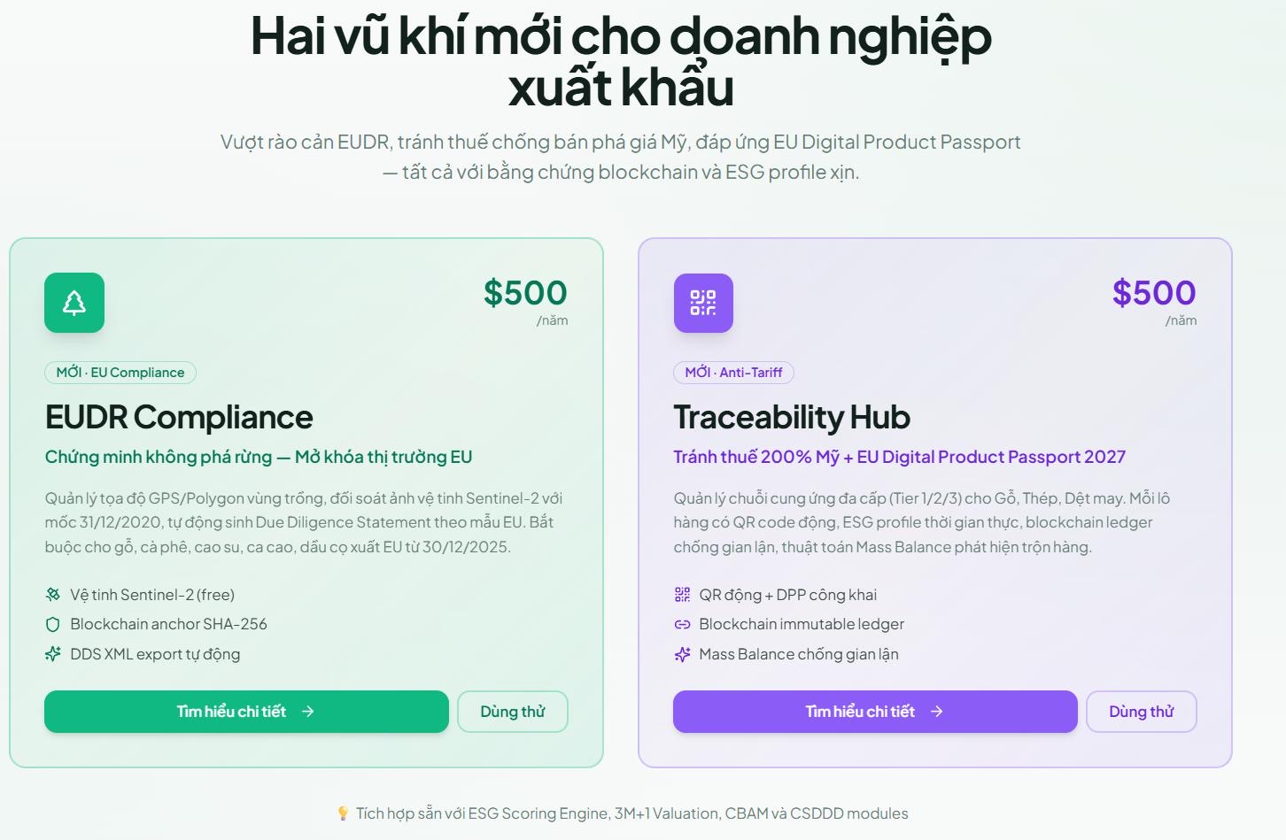 EUDR & TRACEABILITY HUB: ĐƯA NÔNG SẢN VIỆT VƯƠN TẦM THẾ GIỚI BẰNG DỮ LIỆU SẠCH