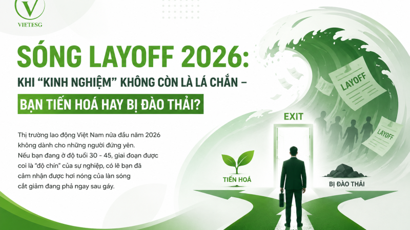 SÓNG LAYOFF 2026: KHI “KINH NGHIỆM” KHÔNG CÒN LÀ LÁ CHẮN – BẠN TIẾN HOÁ HAY BỊ ĐÀO THẢI?