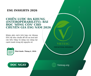 CHIẾN LƯỢC ĐA KHUNG (INTEROPERABILITY): BÀI HỌC “SỐNG CÒN” CHO CHUYÊN GIA ESG NĂM 2026